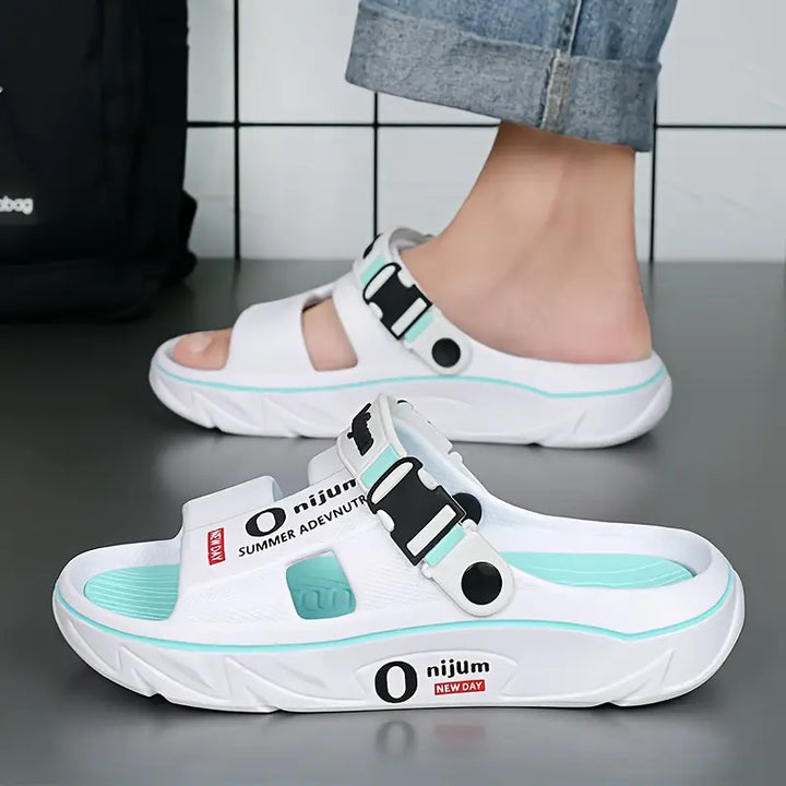 Stelios - Sandalias Informales De Verano Para Exterior