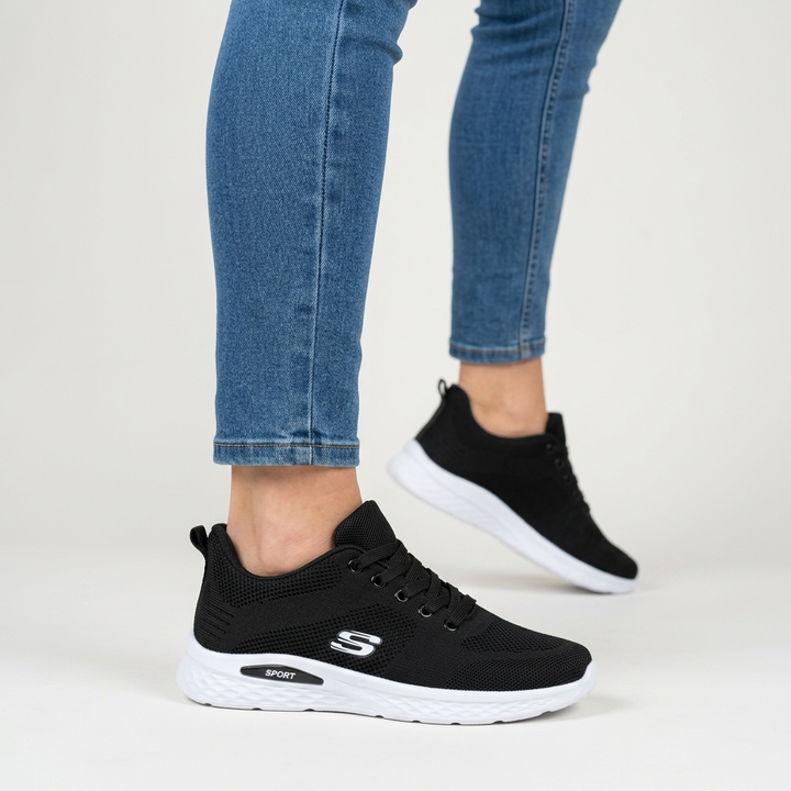 Alixia - Zapatilla Cómoda Con Cordones