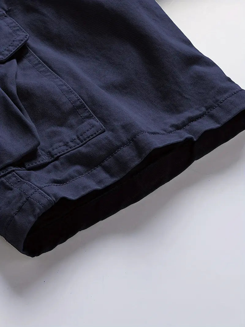 Mauro - Elegantes Pantalones Cortos Con Multibolsillos