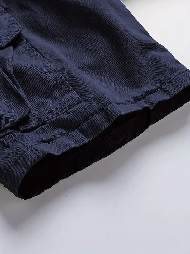 Mauro - Elegantes Pantalones Cortos Con Multibolsillos