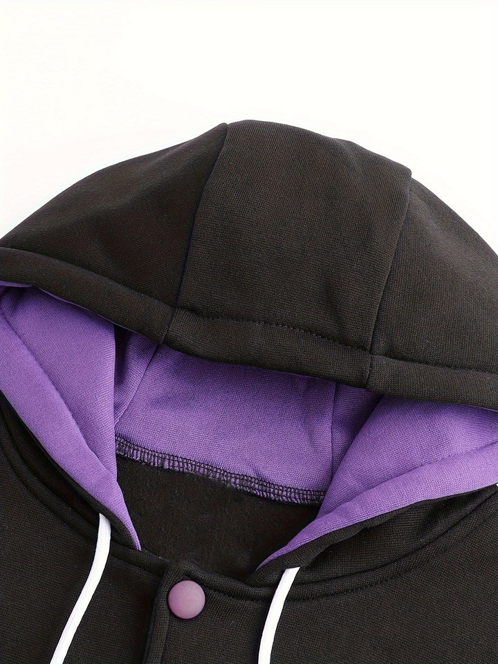 Askhat - Chaqueta De Béisbol De Manga Larga Con Capucha