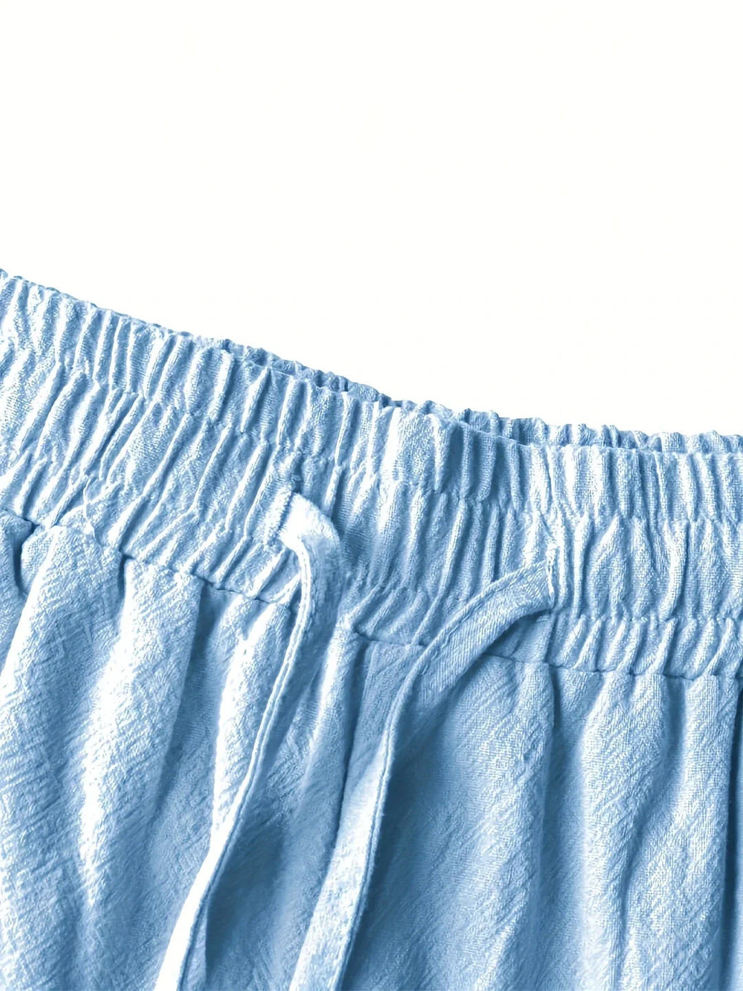 Callan - Pantalones Cortos Informales De Lino Con Bolsillo
