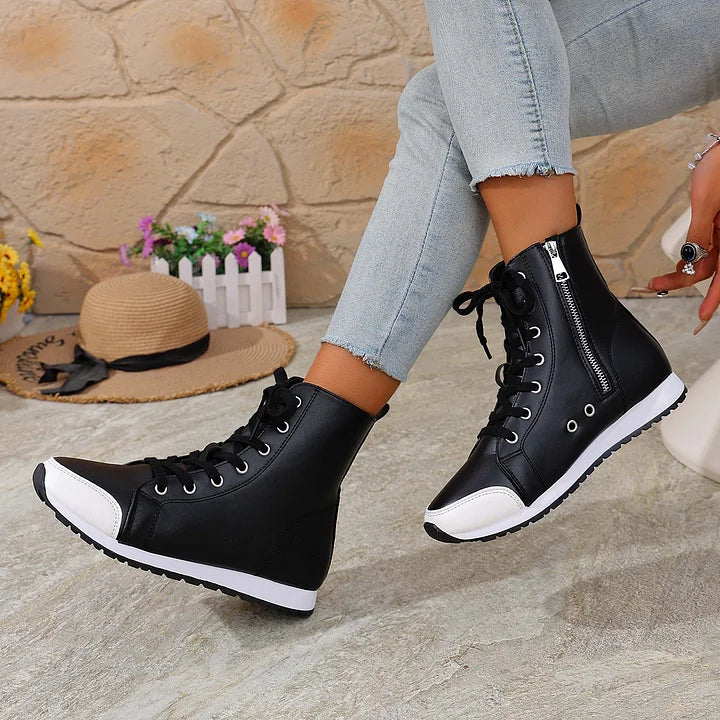 Theofani - Botines Con Cremallera Transpirables