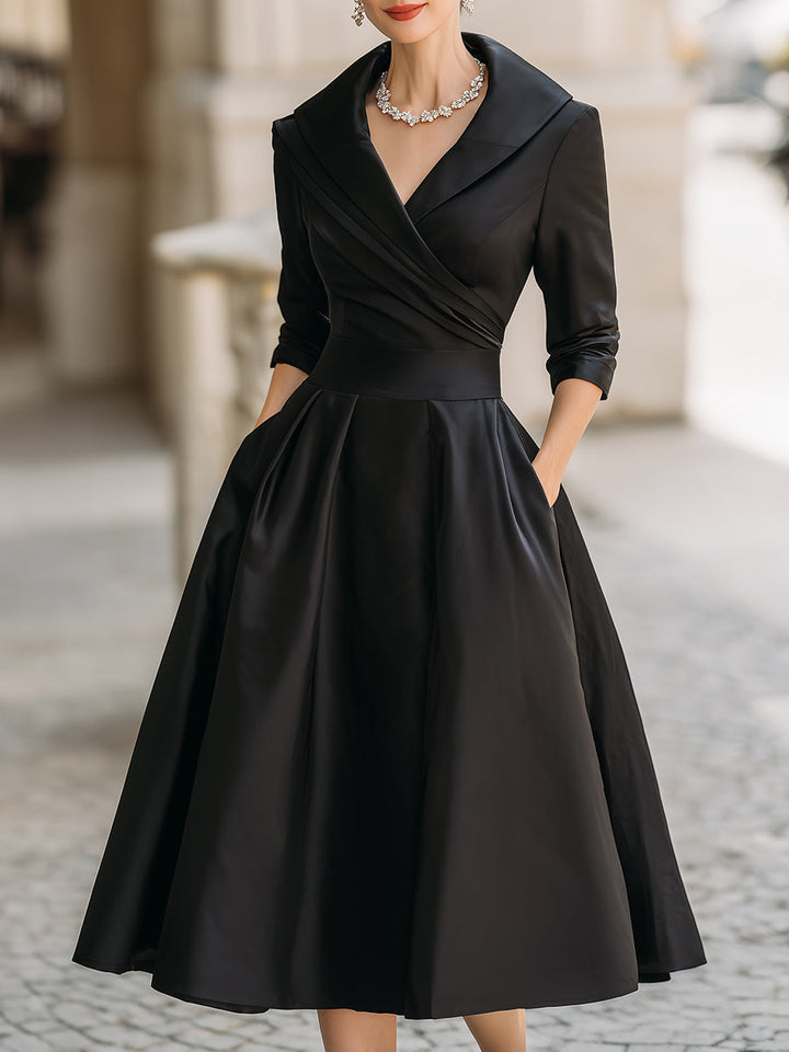 Ariella - Vestido Midi De Satén