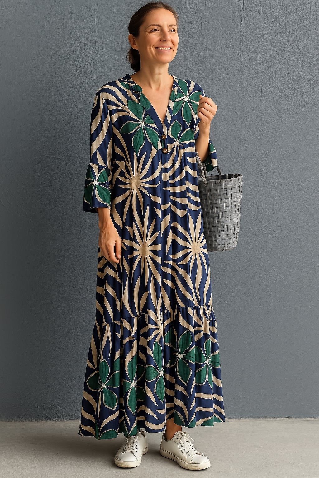Solveig - Elegante Vestido Holgado