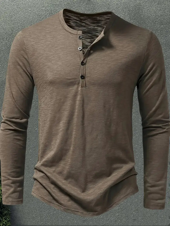 Zekeriya - Camisa de Manga Larga con Botones