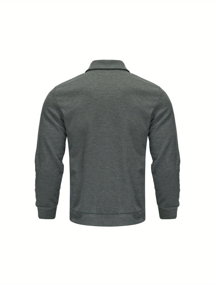 Marvin - Chaqueta Informal De Poliéster Con Cremallera