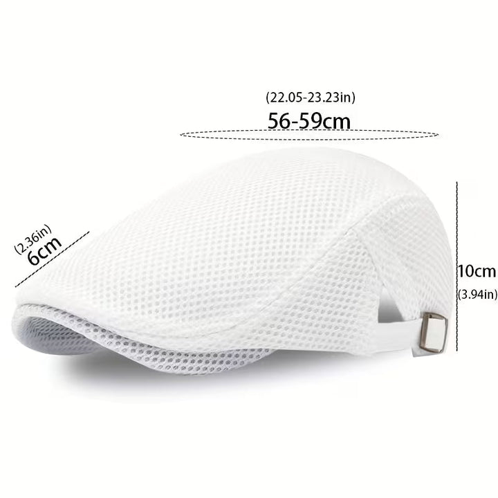 Rojer - Gorra De Malla Con Hebilla Ajustable