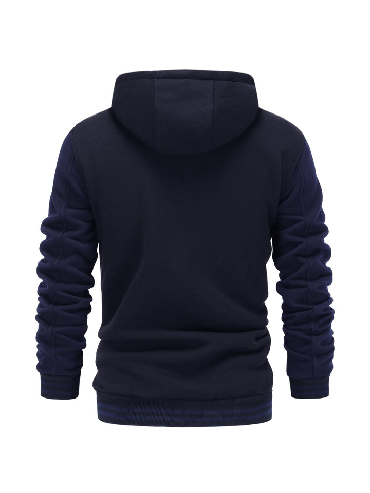 Askhat - Chaqueta De Béisbol De Manga Larga Con Capucha