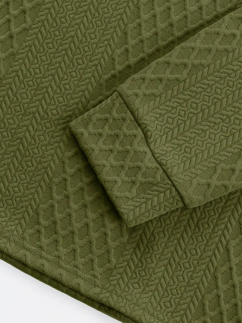 Benoit - Camiseta Texturizada Lior Con Cuello Jacquard