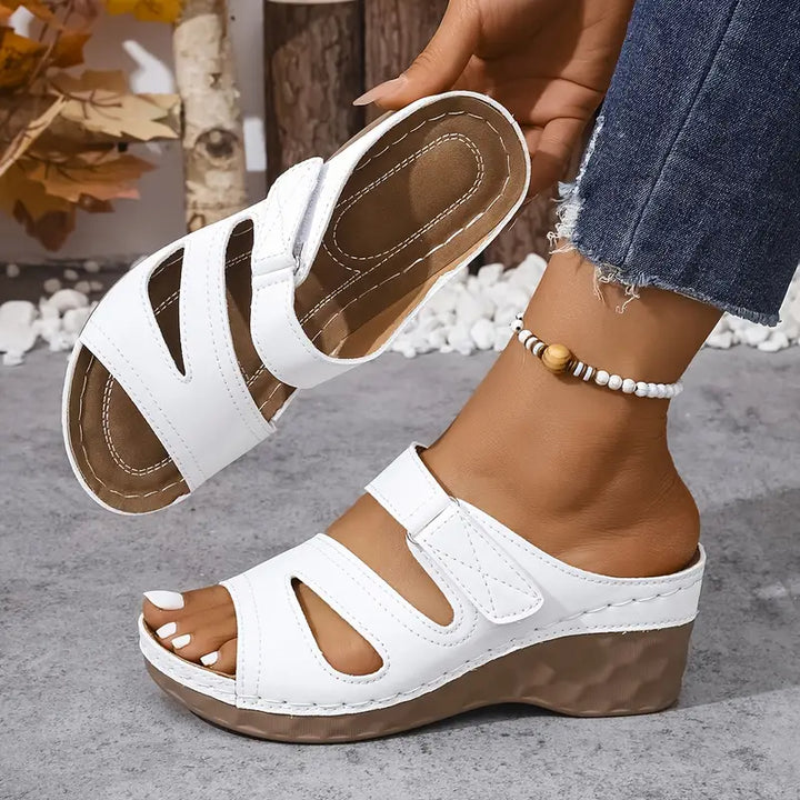 Rowella - Sandalias De Cuña Con Correa Y Mucho Estilo