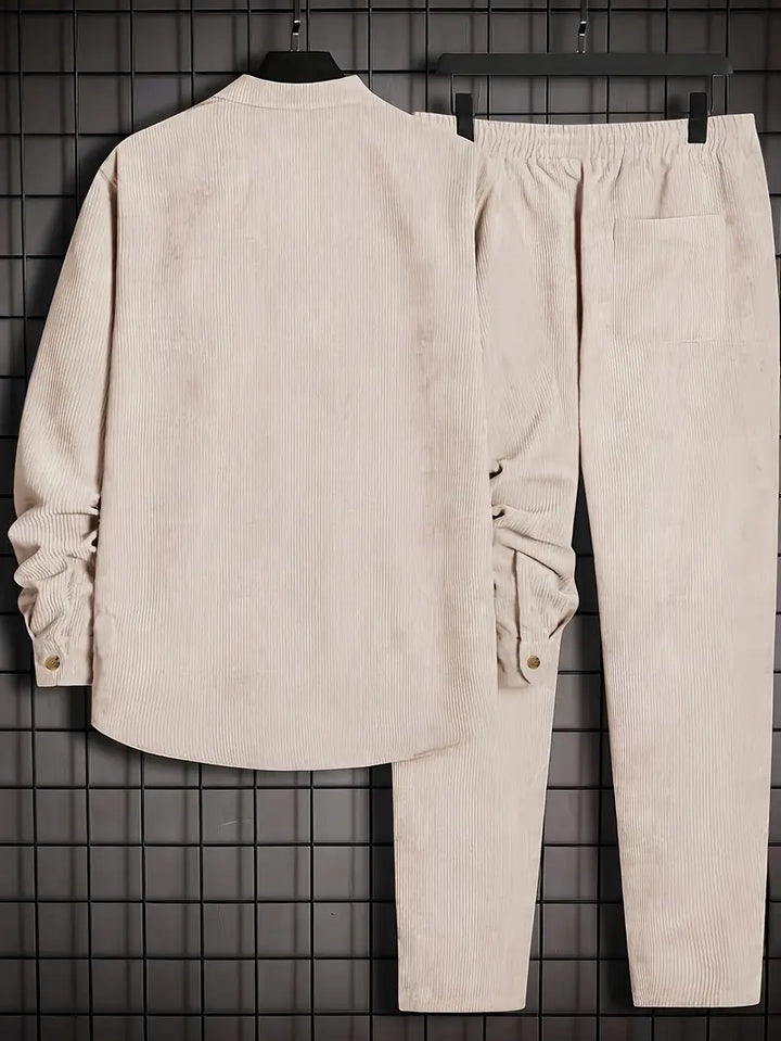 Podolak - Otoño e invierno Camisa De Manga Larga Con Pantalones Holgados