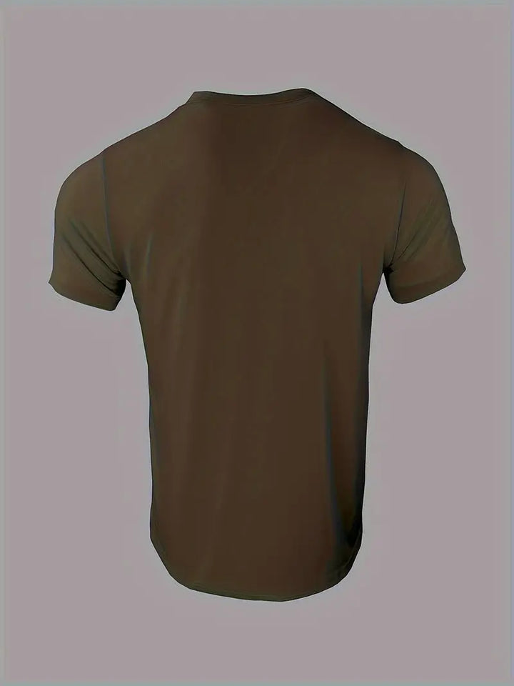 Eligio - Camiseta de Punto Con Botón
