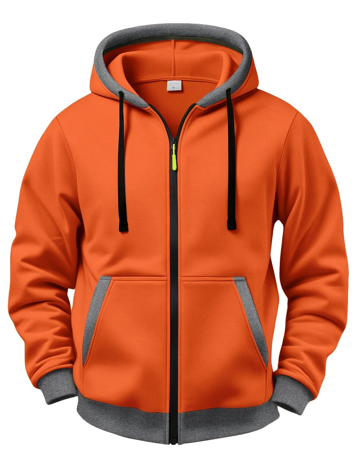 Mussoline - Sudadera Informal De Invierno De Manga Larga, Con Capucha Y Cremallera