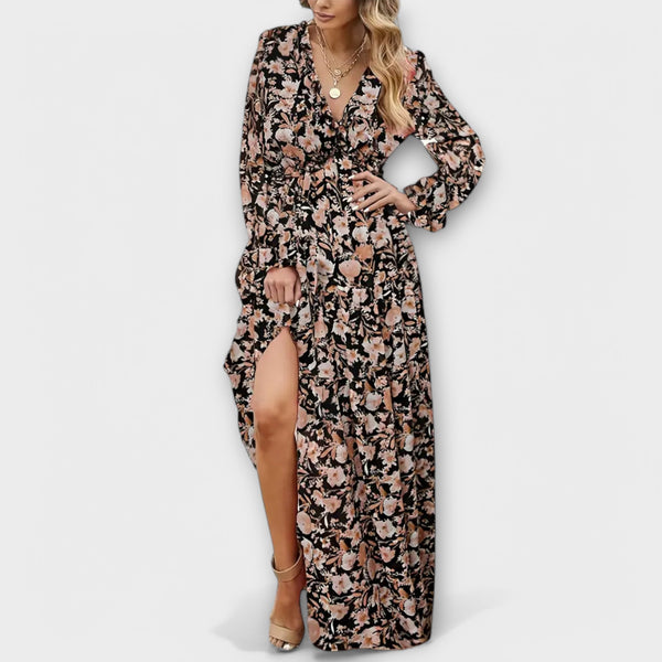 Vanna - Elegante Vestido de Manga Larga
