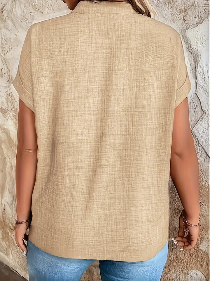 Rosabelle - Blusa Informal Con Cuello En V