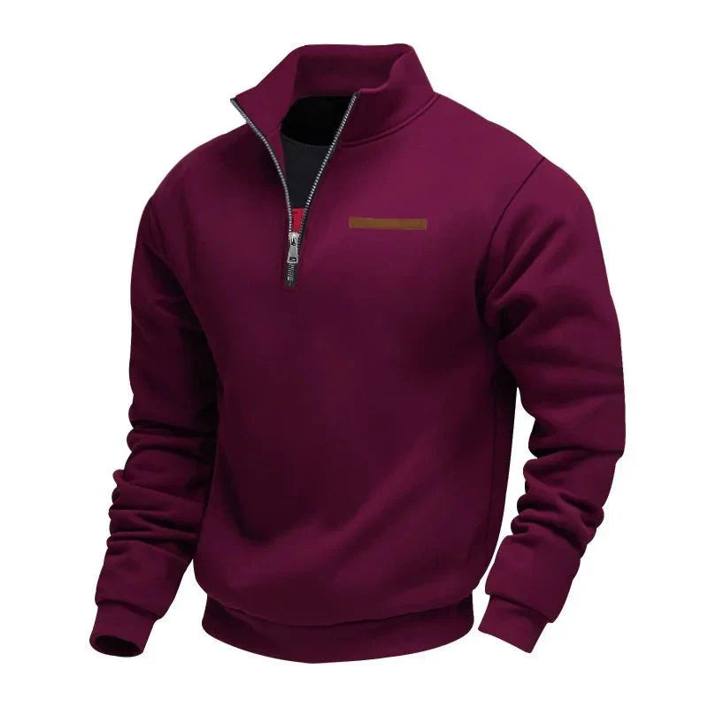 Grimm - Elegante Jersey Con Media Cremallera