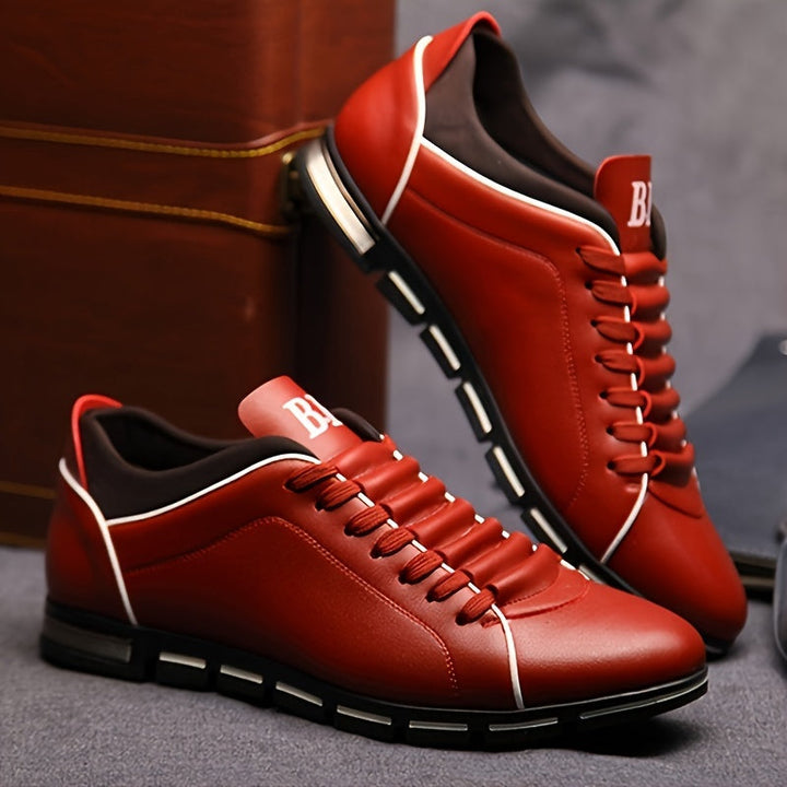 Ankan - Zapatillas De Cordones De Cuero