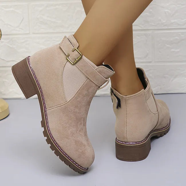 Fakina - Botines Con Hebilla Decorativa