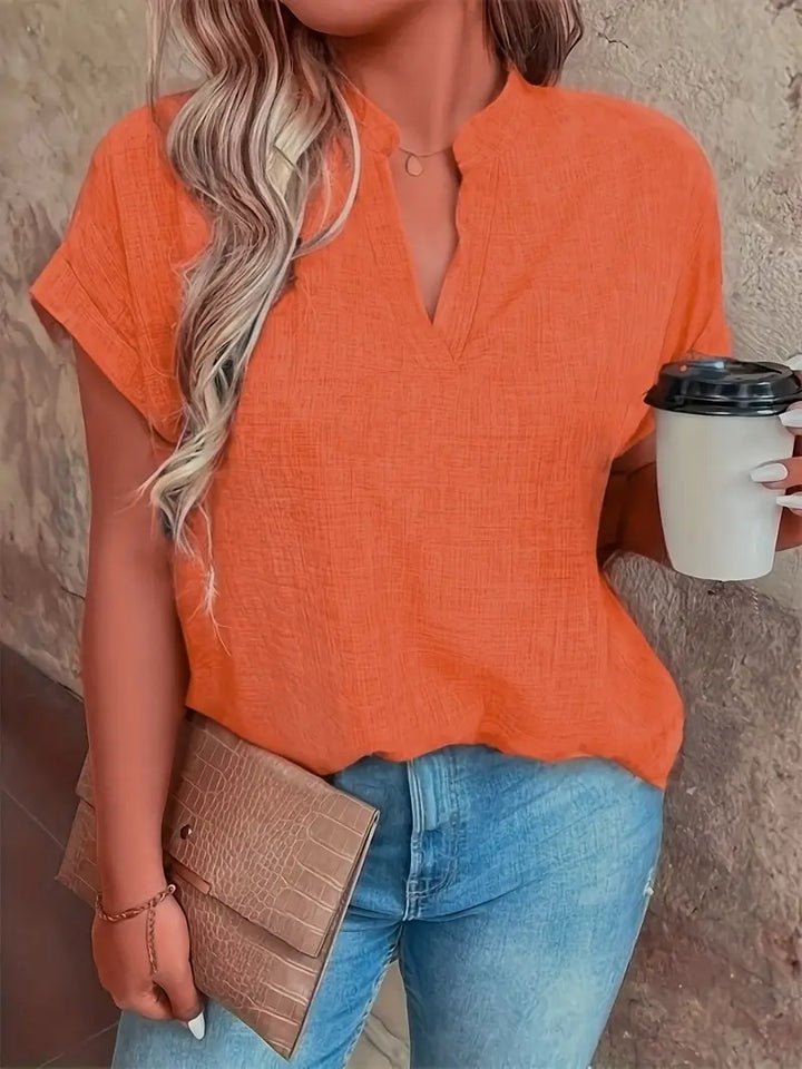 Rosabelle - Blusa Informal Con Cuello En V