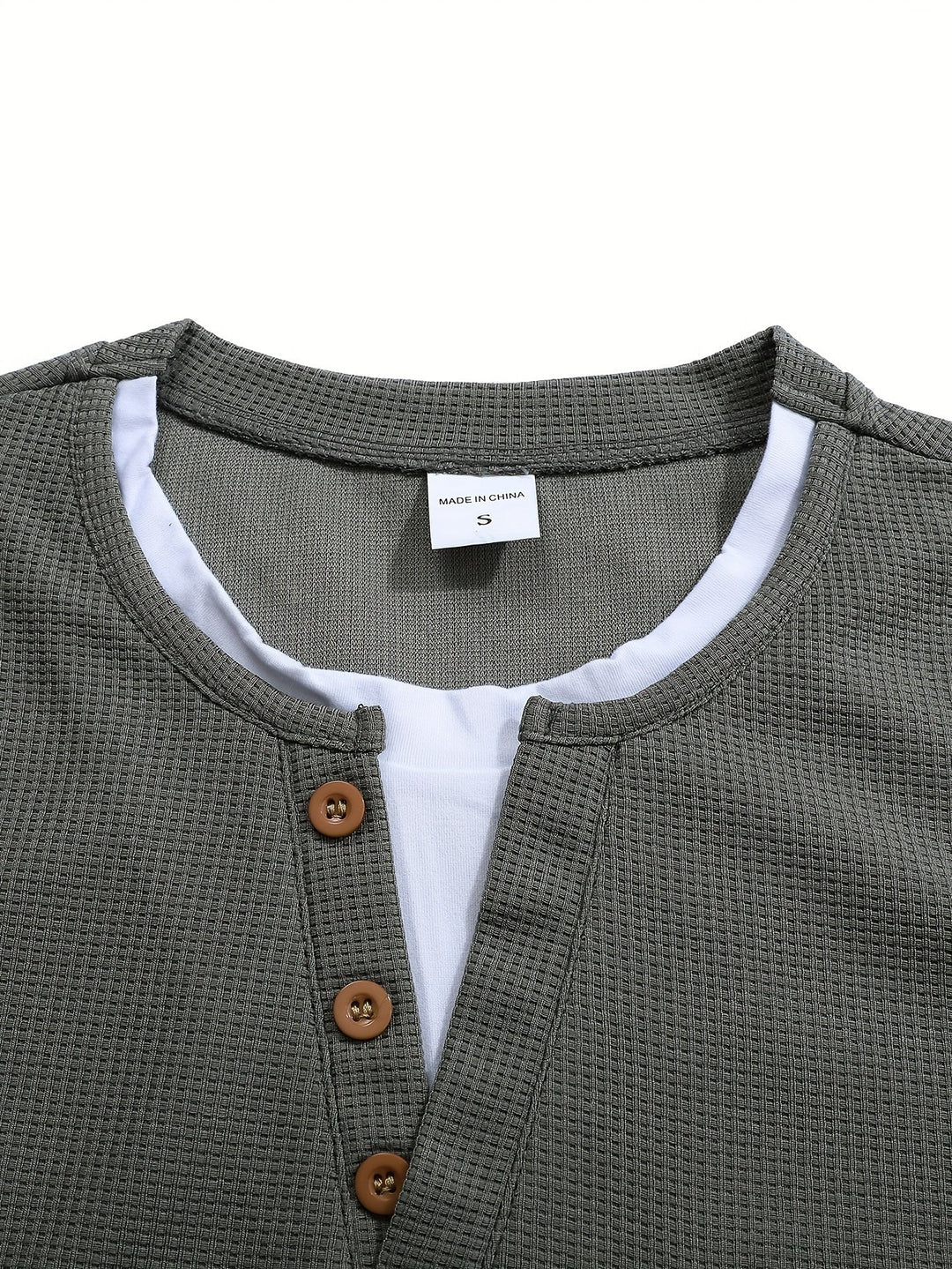 Wladimir - Polo De Manga Larga Con Botones y Bolsillo