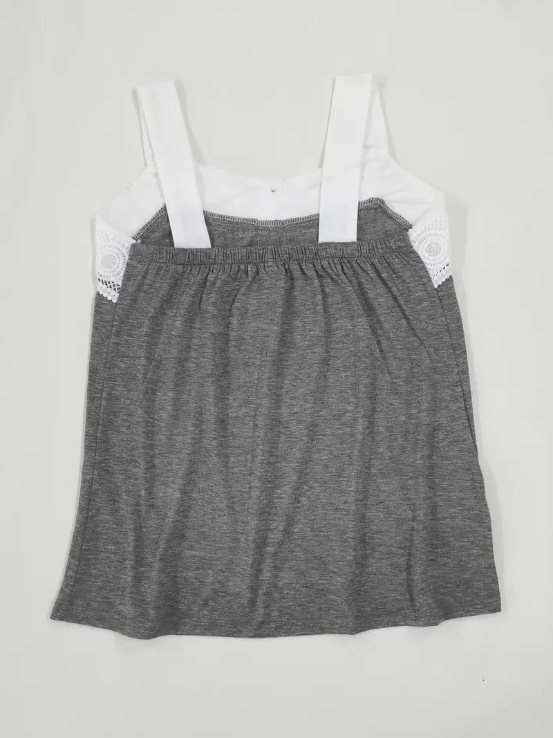 Malinda - Sin Mangas Top Con Botones