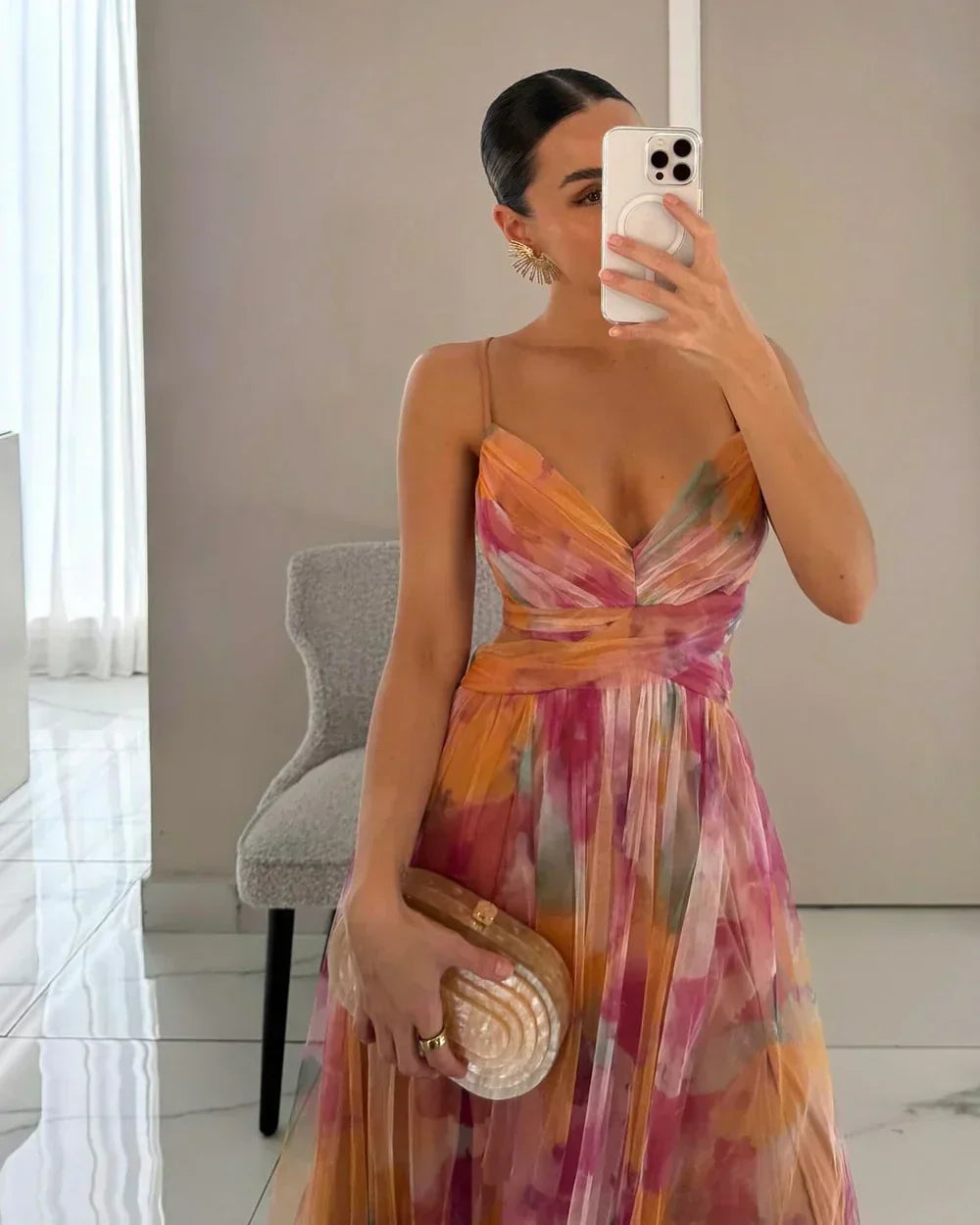 Alinna – Vestido Con Elegante Caída