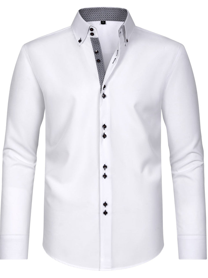 Remco - Elegante Botón arriba Camisa
