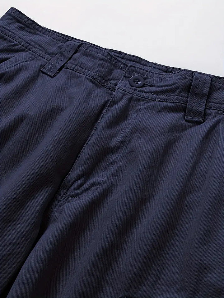 Mauro - Elegantes Pantalones Cortos Con Multibolsillos