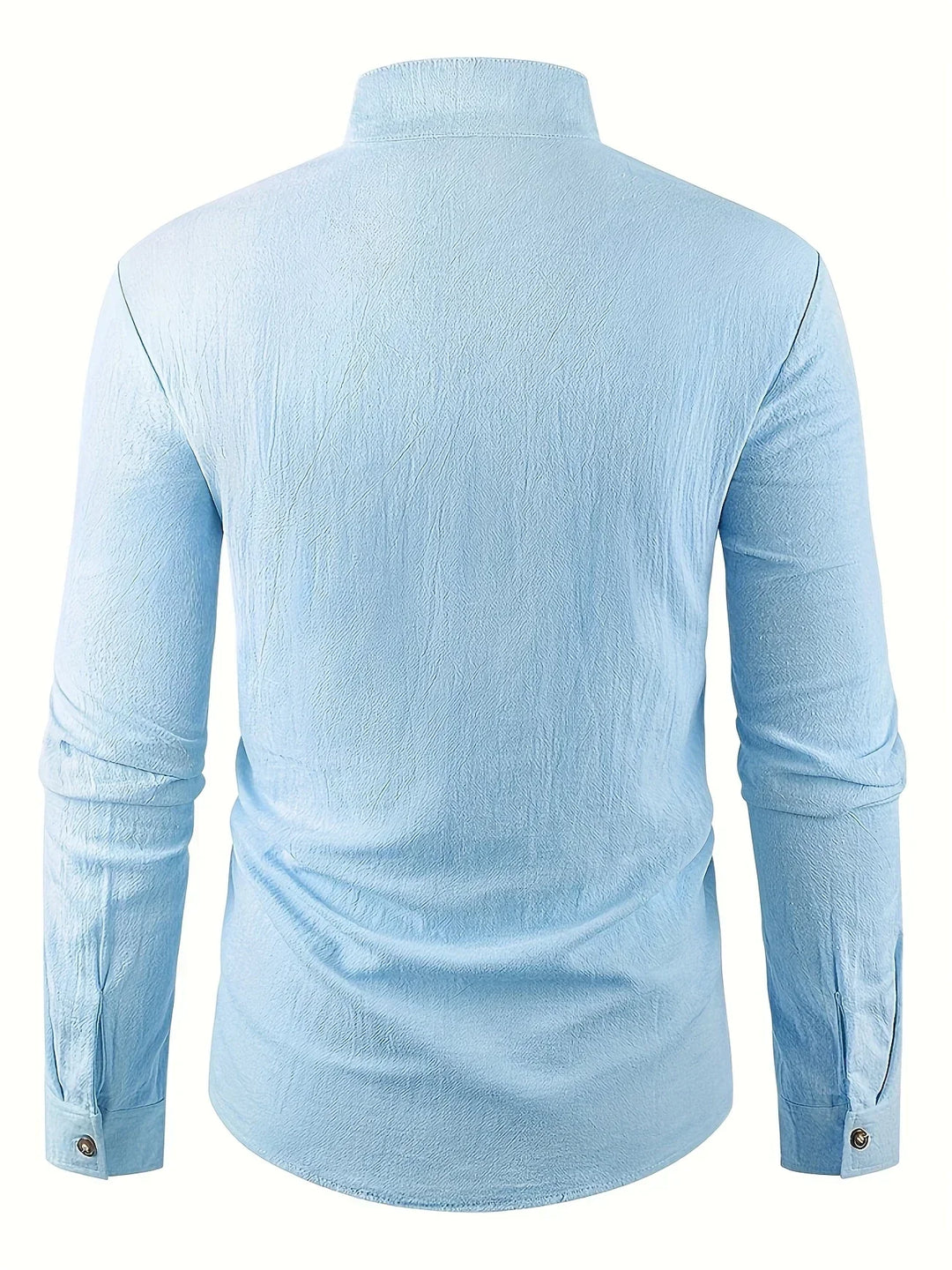 Shayne - Camisa Ligera De Algodón Y Lino Con Mangas Largas