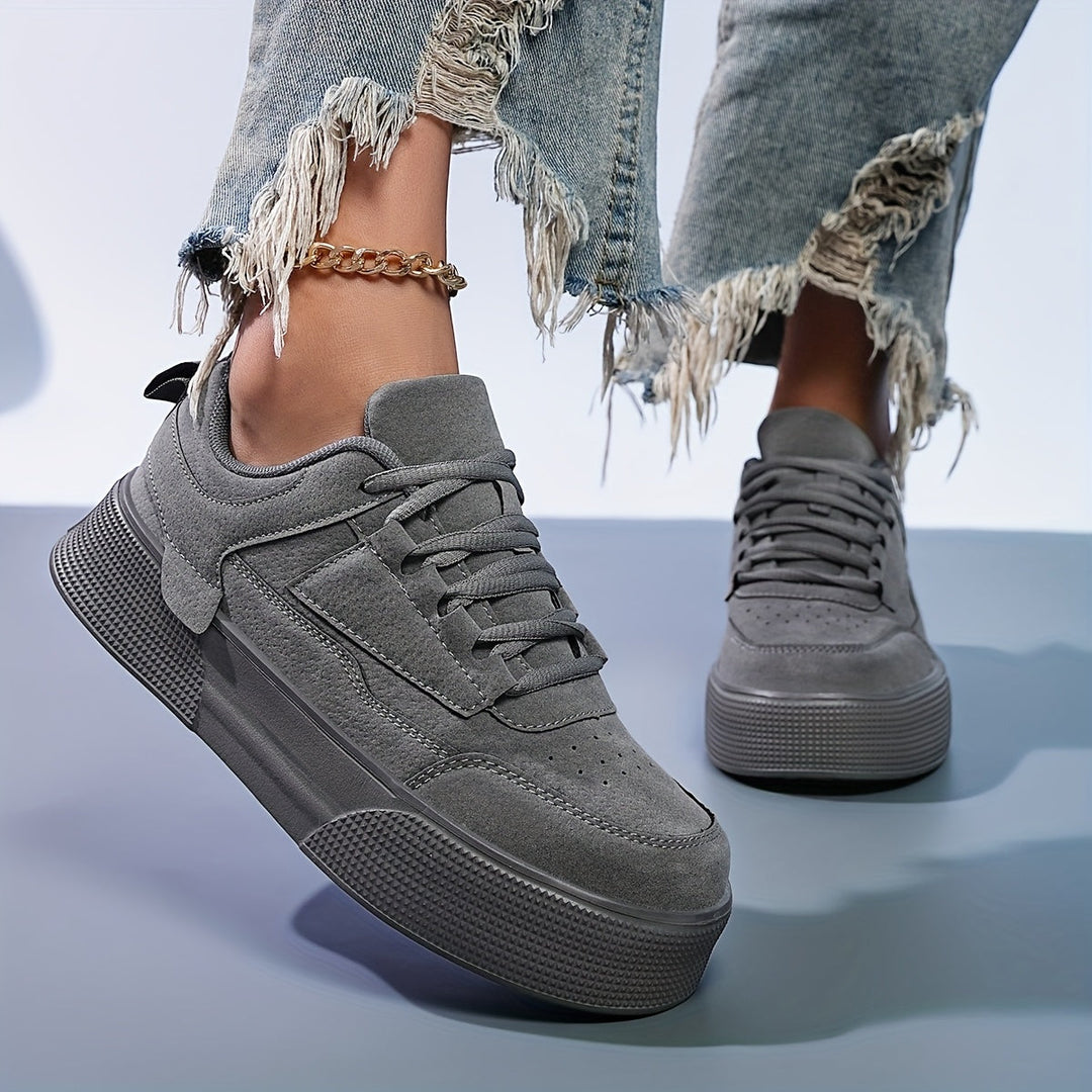 Namira - Zapatillas Con Cordones y Puntera Redondeada
