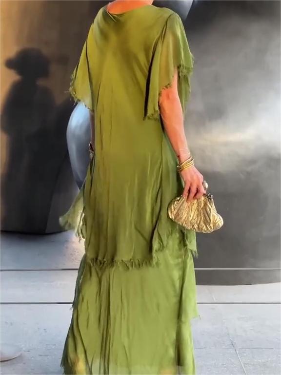 Carlijn - Elegante Maxivestido Con Cuello en V