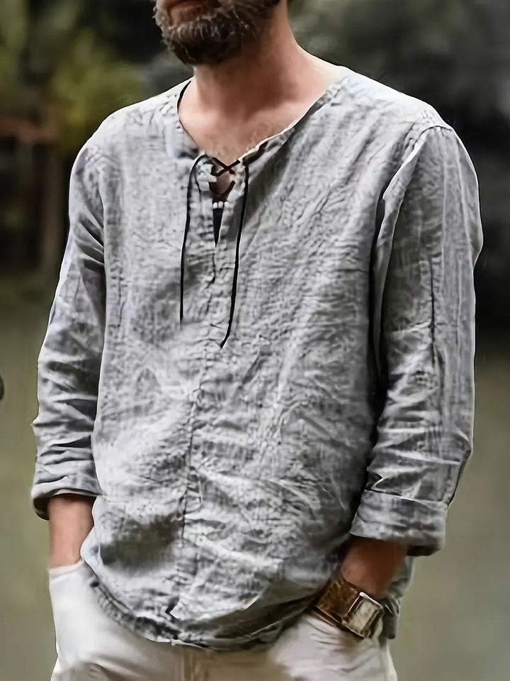 Pawel - Algodón Camisa De Manga Larga De