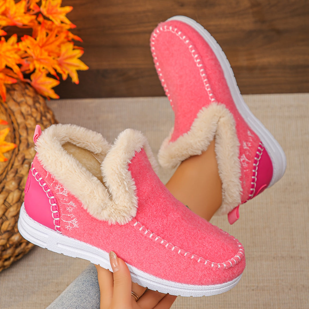 Aleeza - Zapatillas Informales Con Forro Polar