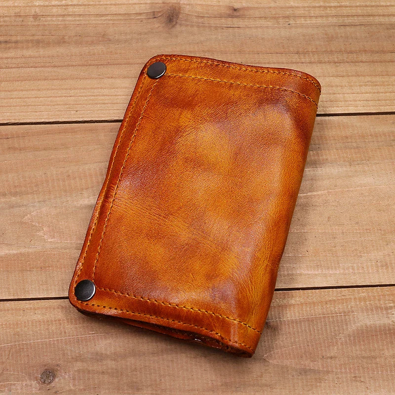 EliteHide - Cartera De Cuero Con Ranuras Para Varias Tarjetas Hecha a Mano