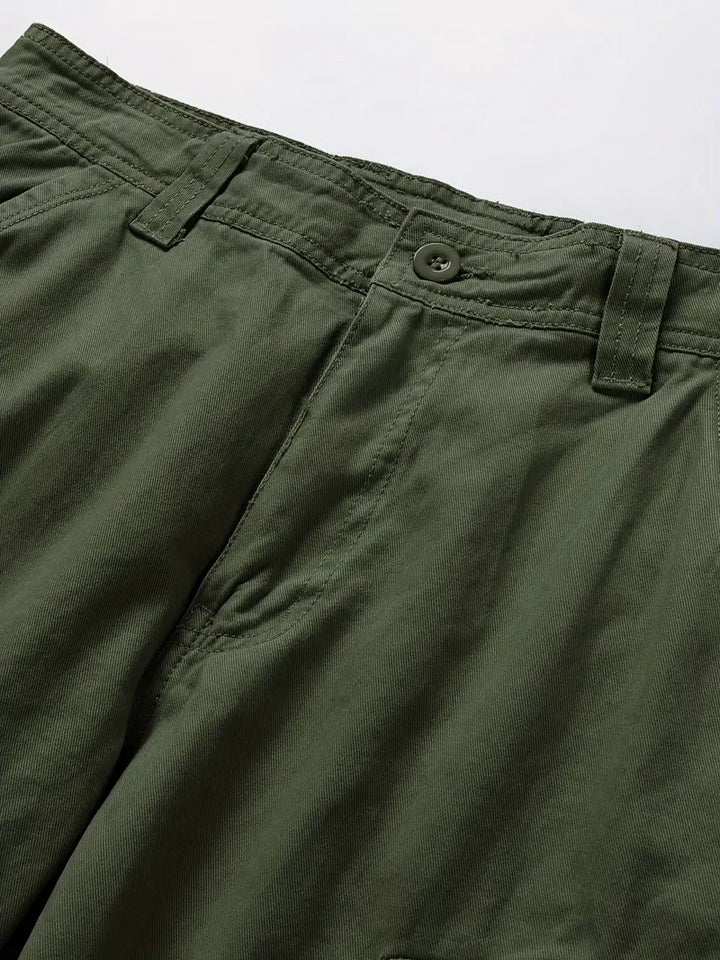 Mauro - Elegantes Pantalones Cortos Con Multibolsillos