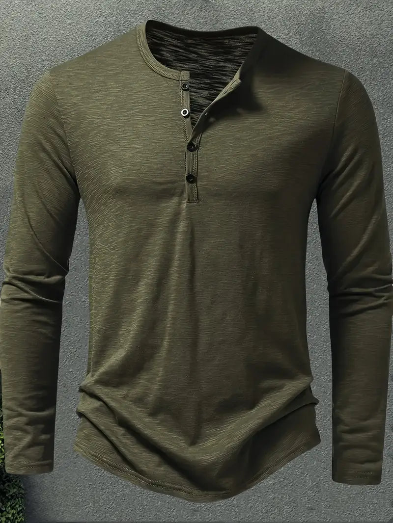 Zekeriya - Camisa de Manga Larga con Botones