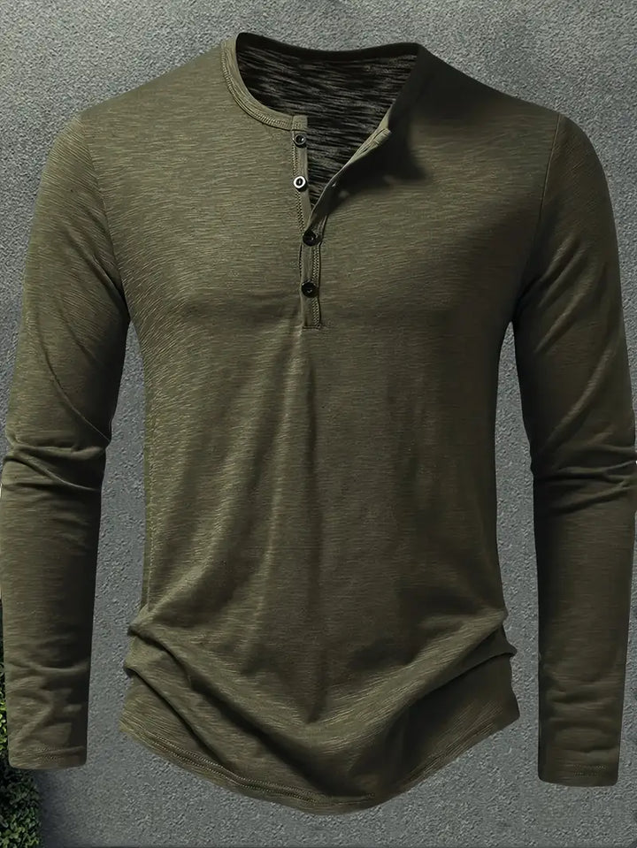 Zekeriya - Camisa de Manga Larga con Botones