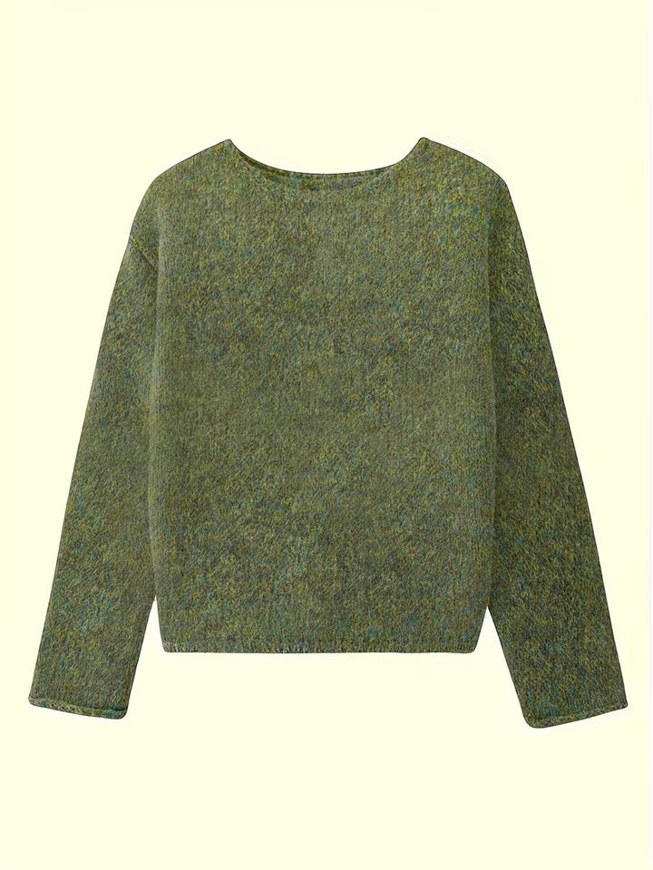 Maristela - Jersey Informal Holgado De Manga Larga