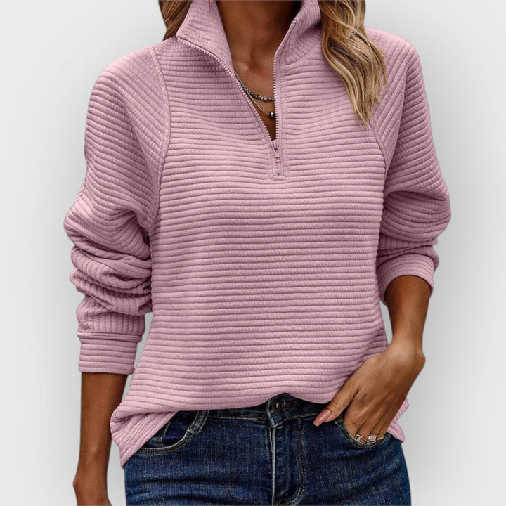 Romena - Jersey Con Cuello y Cremallera