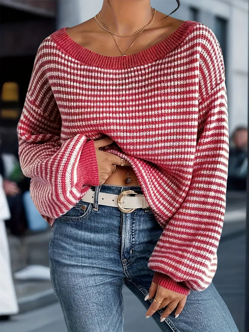 Nilufer - Jersey De Punto Informal Para Invierno
