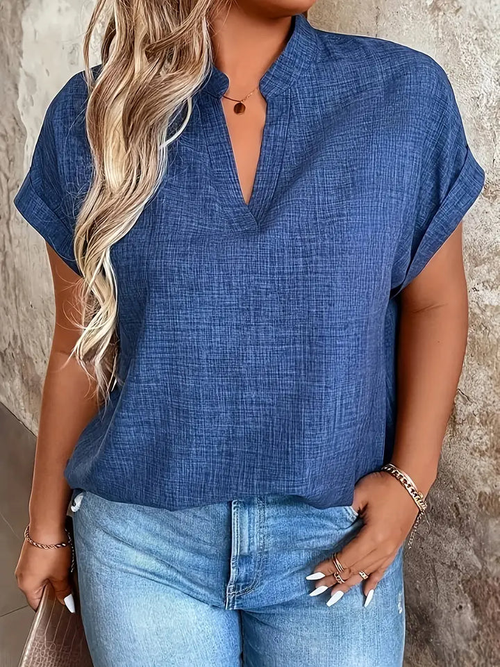 Rosabelle - Blusa Informal Con Cuello En V