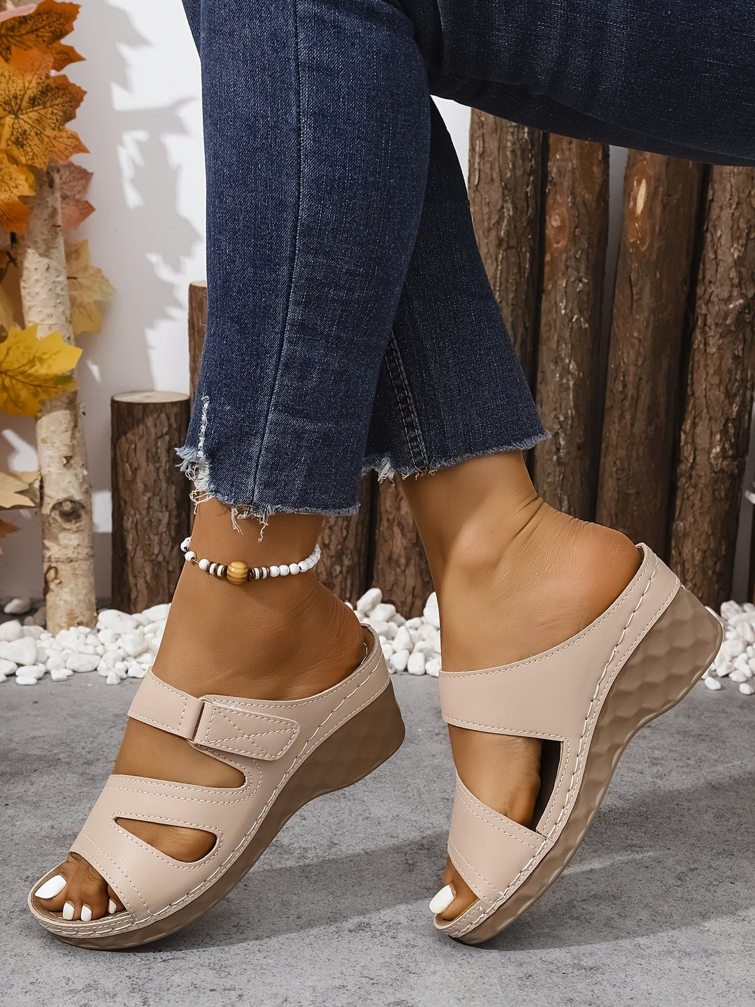 Rowella - Sandalias De Cuña Con Correa Y Mucho Estilo