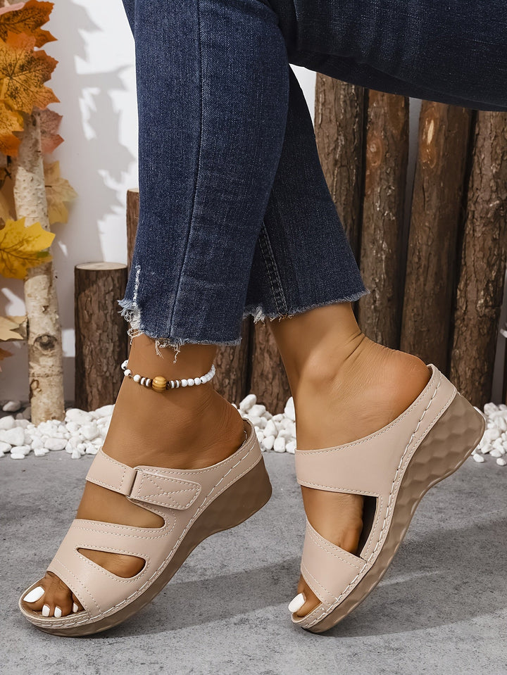 Rowella - Sandalias De Cuña Con Correa Y Mucho Estilo