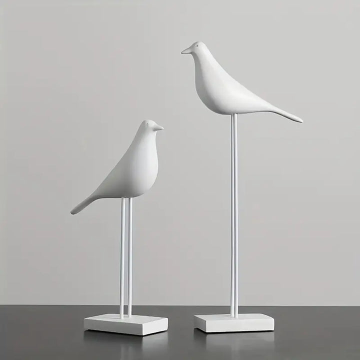 PerchForm - Esculturas Decorativas Minimalistas De Pájaros Con Soporte