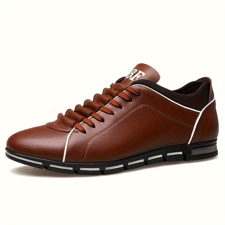 Ankan - Zapatillas De Cordones De Cuero