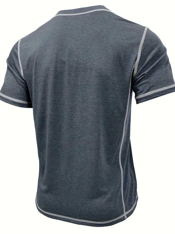 Orazio - Manga Corta Camiseta Con  Botón