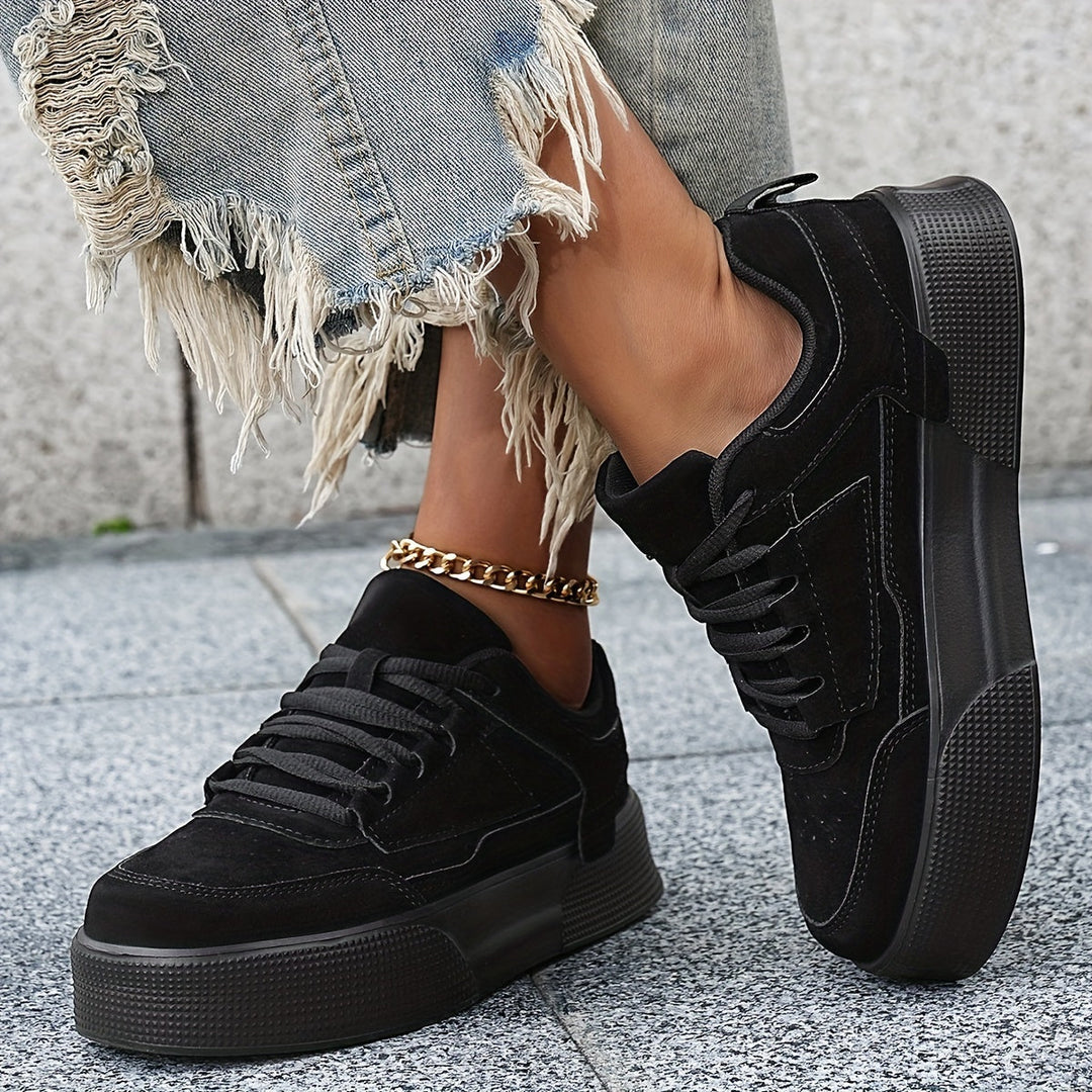Namira - Zapatillas Con Cordones y Puntera Redondeada