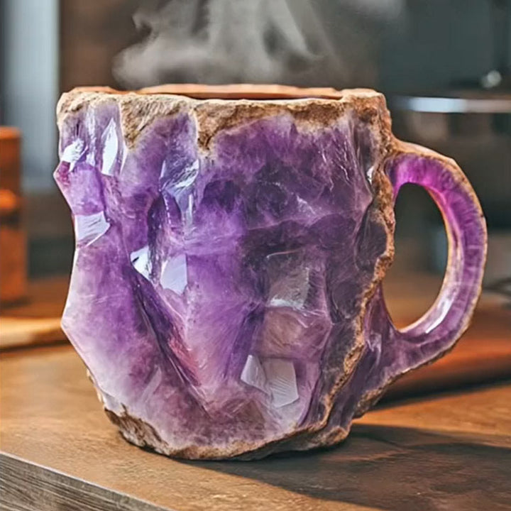 CrystalMug - Tazas De Café De Cristal Mineral