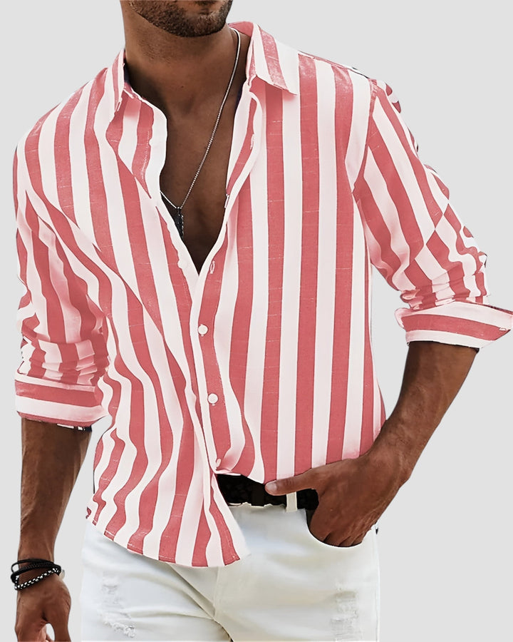 Galimov - Camisa Elegante De Manga Larga